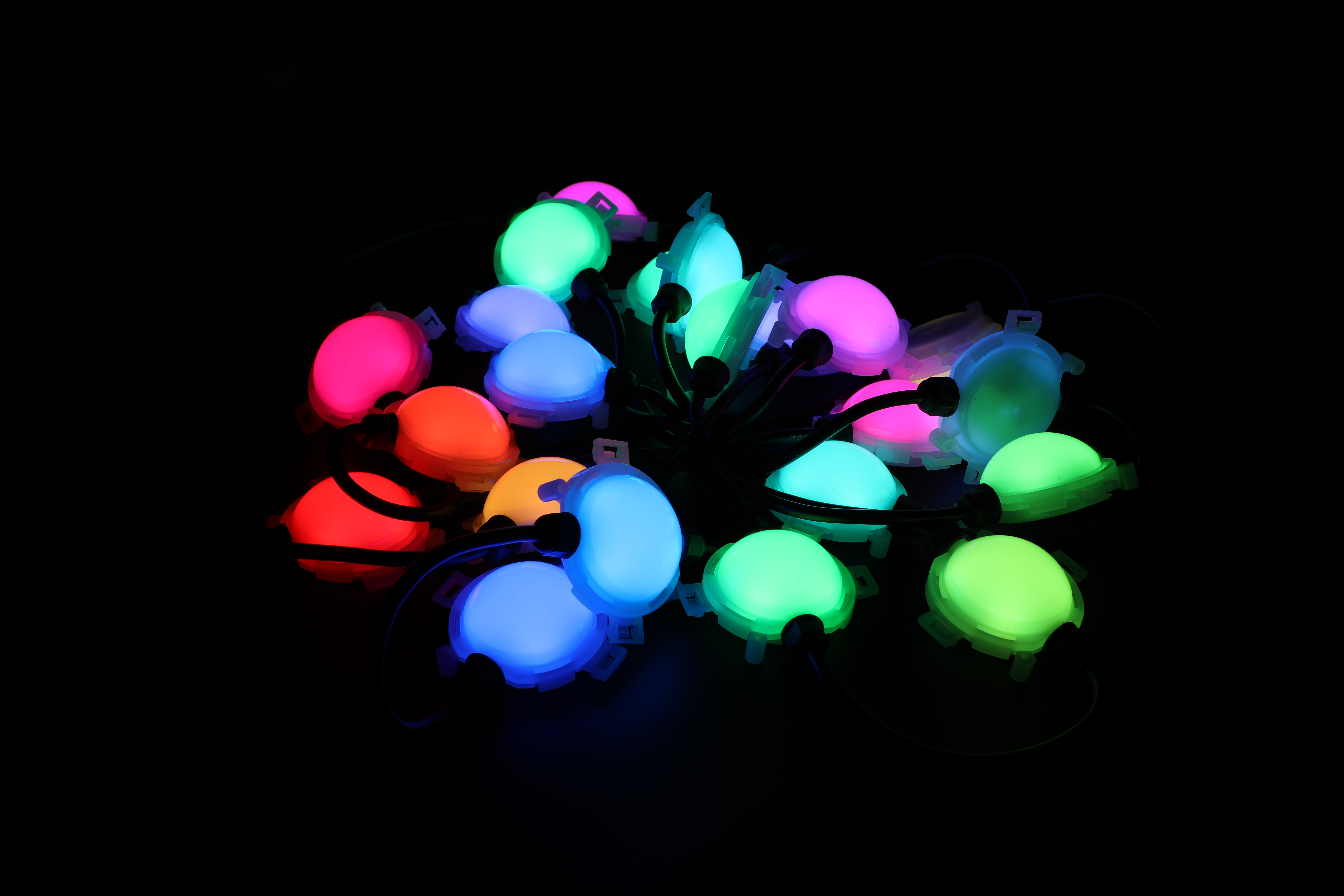 RGB LED lichtkoepel